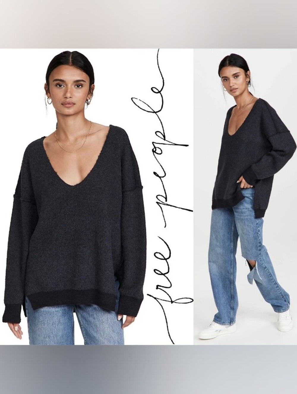 💥 Free People Sweater Weather V Neck